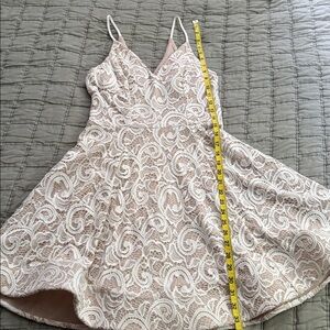 White lace dress